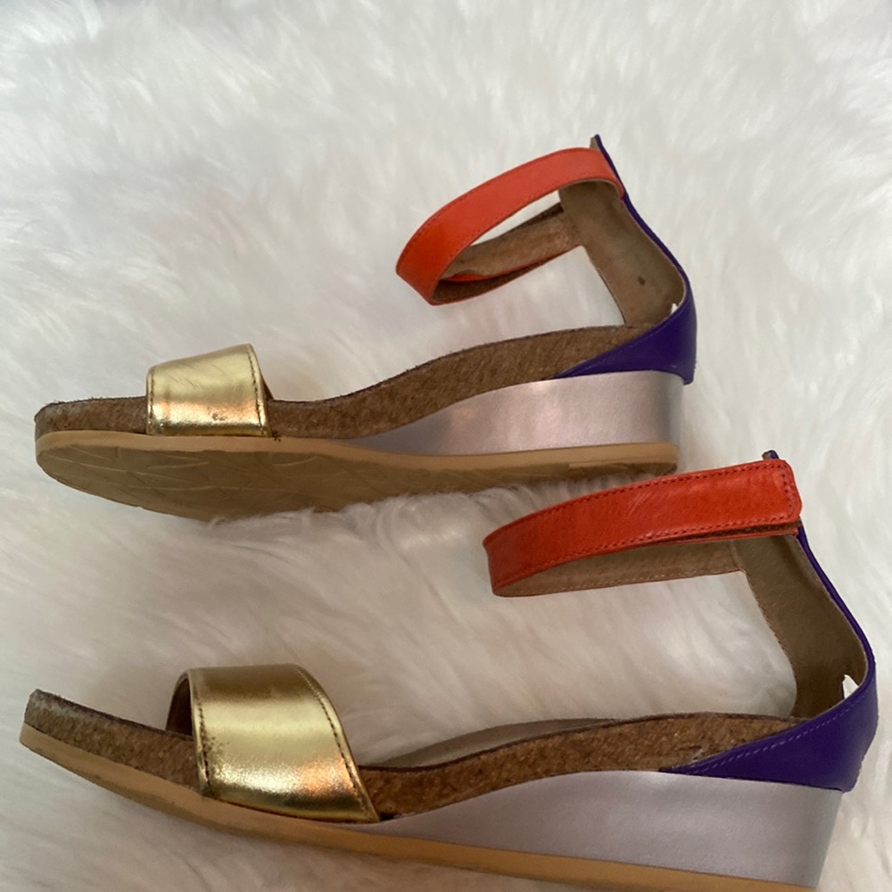 Noat Pixie Sandals With Velcro Ankle Strap Size 37